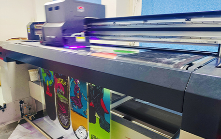 NAVA UV printing workshop for customized skateboard graphics